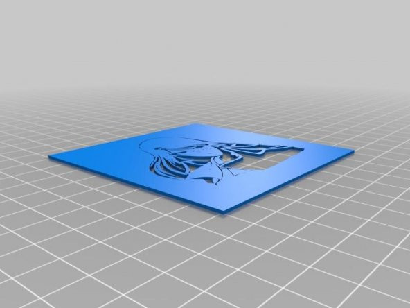 Korsan Kraliçe Emeraldas Stencil Plastik Aparat