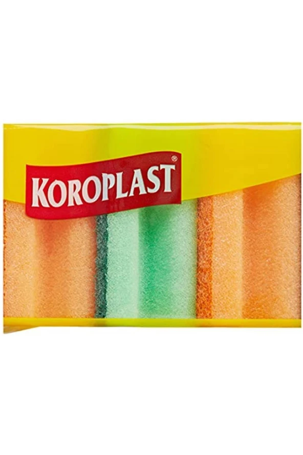 KOROPLAST Oluklu Bulaşik Süngeri 5'Li - 3