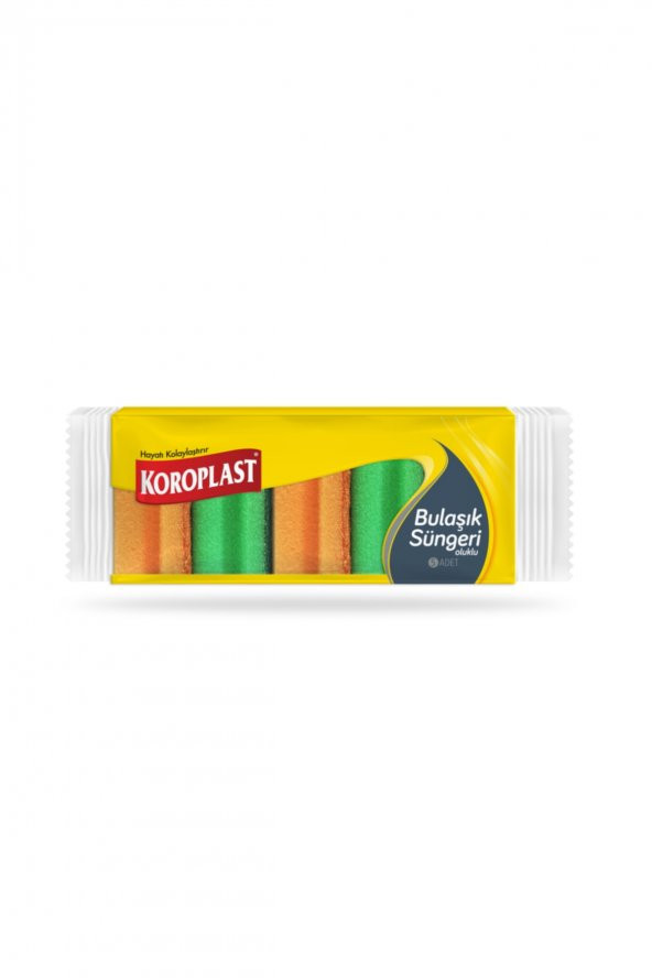 Oluklu Bulaşık Süngeri 5li