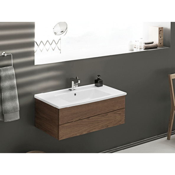 Cerastyle Turkuaz Arte Etajerli Lavabo 65 Cm - 2