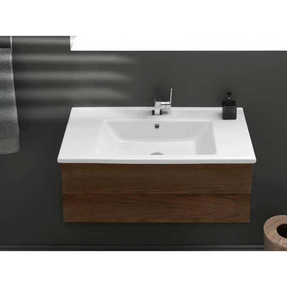 Cerastyle Turkuaz Arte Etajerli Lavabo 65 Cm - 3