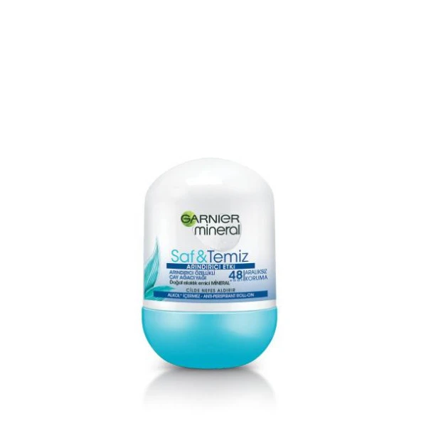 Garnier Mineral Saf&Temiz Kadın Roll-On 50 ml