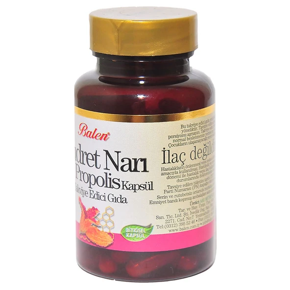 Balen Kudret Narı Propolis 60 Kapsül - Resim 3