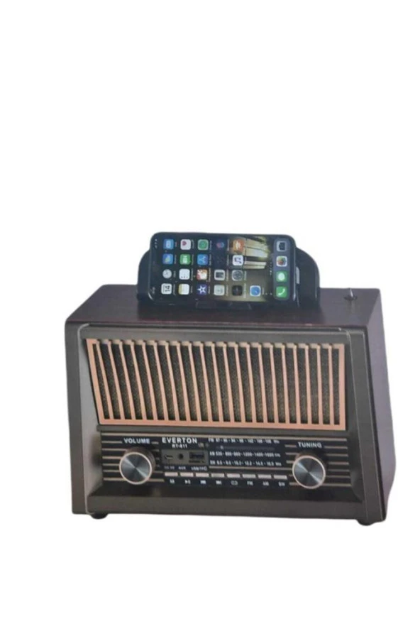 Everton RT-811 Bluetooth-USB-SD-FM Nostaljik Radyo El Feneri Özellikli