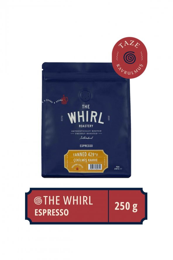 The Whirl Espresso Tanned 429°F Çekilmiş Kahve 250 gr