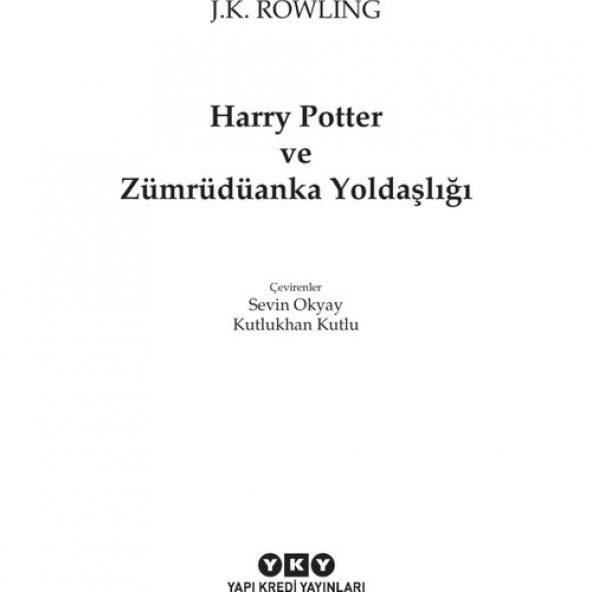 HARRY POTTER - ZÜMRÜDÜ ANKA YOLDAŞLIĞI 5 - 4