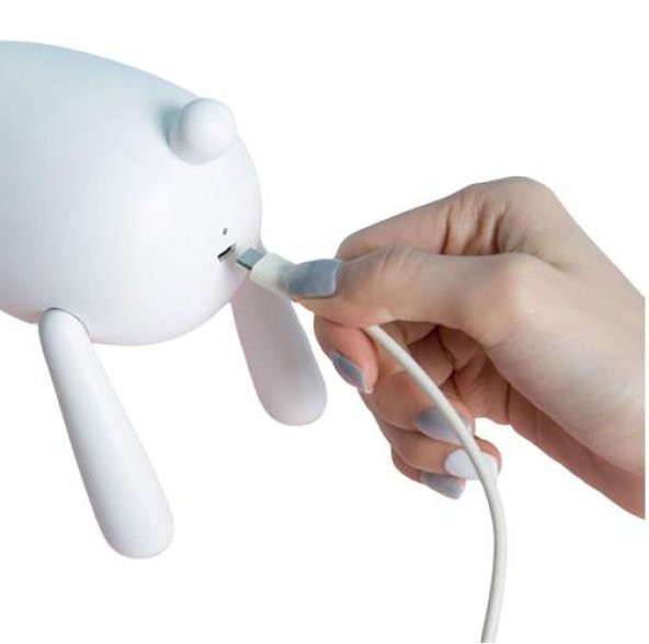 Geyik Tasarımlı USB Şarj Edilebilir 2 Kademeli Ayarlanabilir LED Gece Lambası - 5