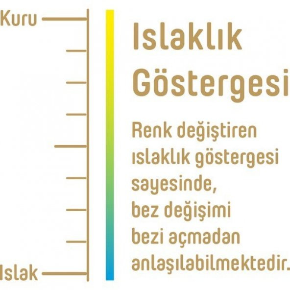 Pure Baby Organik Pamuklu Bebek Bezi 1 Beden Yenidogan 64*2 128 Adet - 4