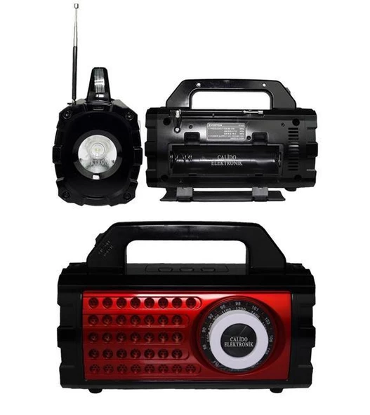 Everton RT-824 Bluetooth USB-SD-FM Şarjlı Nostaljik Radyo (El Feneri)