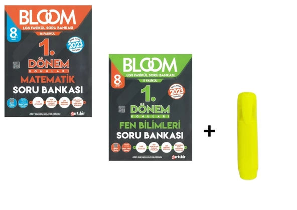 Artıbir LGS 1.Dönem Bloom Matematik ve Fen Bilimleri Soru Bankası Yeni