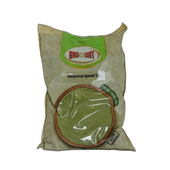 Bağdat Baharat Kurutulmuş Ispanak Tozu Doğal Endüstriyel Boy 1KG