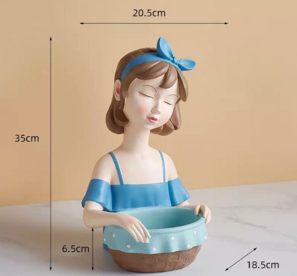 SEPETLİ KIZ BİBLO ürün görseli