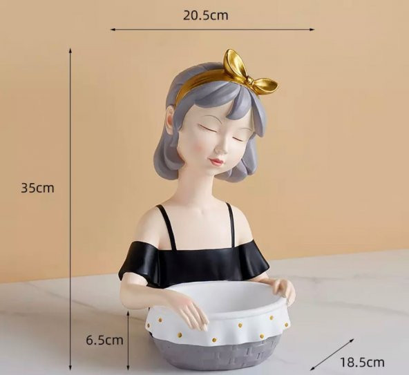 SEPETLİ KIZ BİBLO ürün görseli