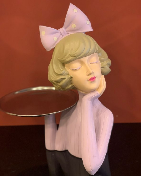 TEPSİLİ KIZ BİBLO ürün görseli