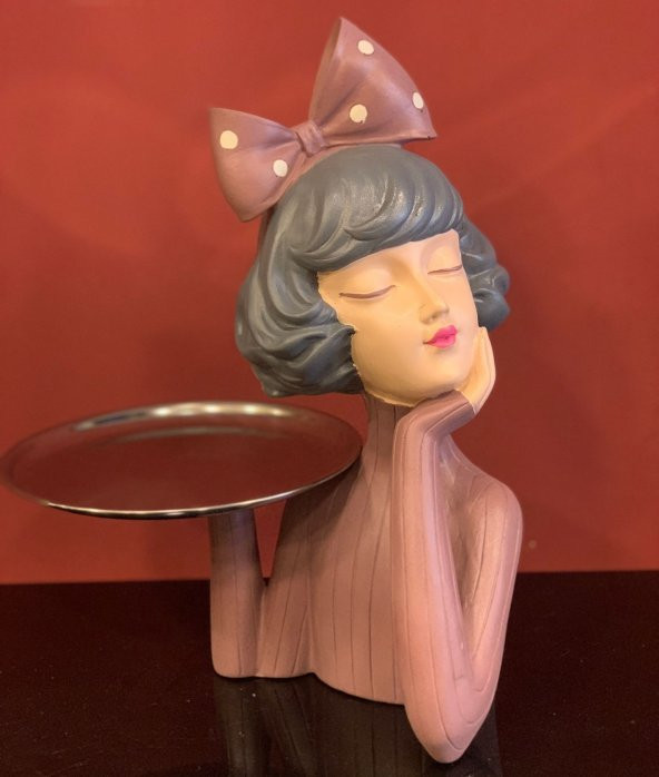 TEPSİLİ KIZ BİBLO ürün görseli