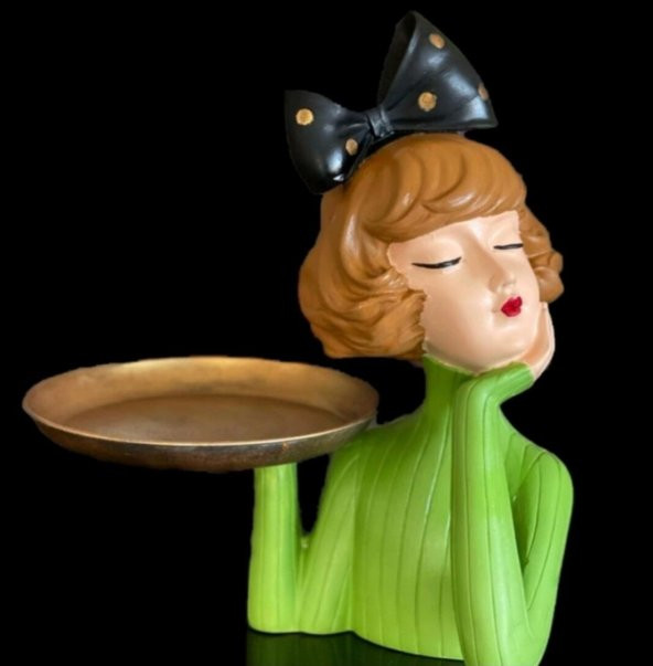 TEPSİLİ KIZ BİBLO ürün görseli