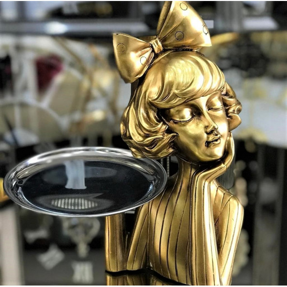 TEPSİLİ KIZ BİBLO ürün görseli