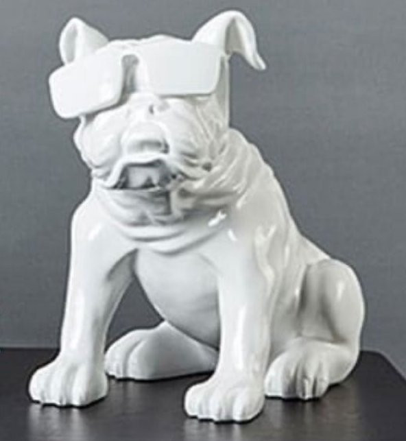 GÖZLÜKLÜ BULLDOG BİBLO ürün görseli