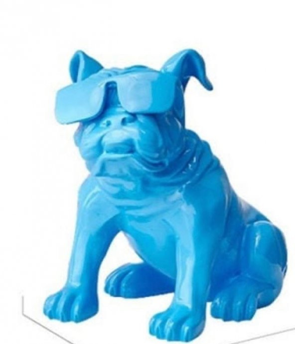 GÖZLÜKLÜ BULLDOG BİBLO ürün görseli