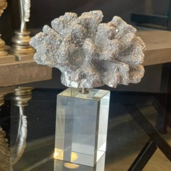 KRİSTALLİ MERCAN BİBLO ürün görseli