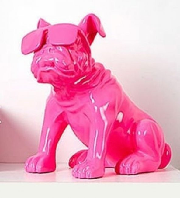 GÖZLÜKLÜ BULLDOG BİBLO ürün görseli