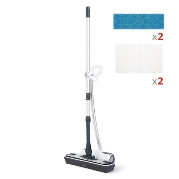 Polti Moppy White Kablosuz Buharlı Paspas, Beyaz