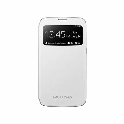 Samsung i9200 Galaxy Mega Orjinal S View Cover Kılıf - Beyaz EF-CI920BWEGWW - Resim 5