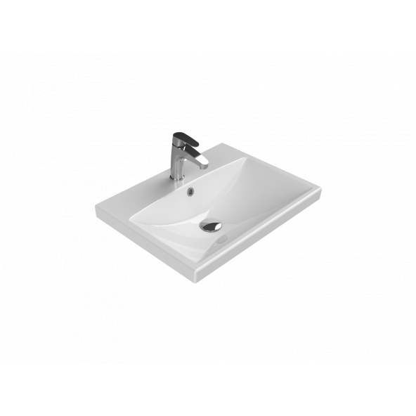 Turkuaz Cerastyle Elite Etajerli Lavabo 60 cm 032000U