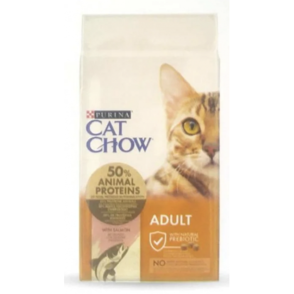 Cat Chow Somon Balıklı Yetişkin Kuru Kedi Maması 15 Kg