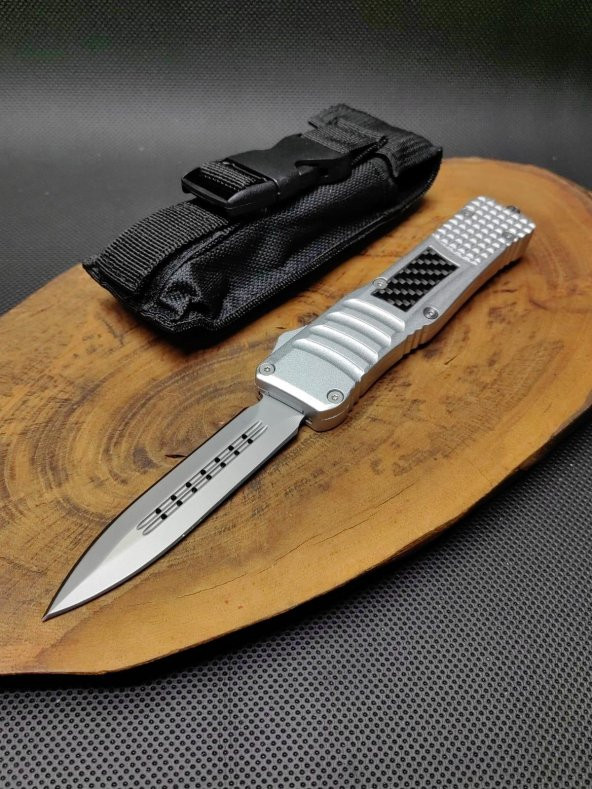 BİLTEK SHOP Burk Knives İçten Çıkmalı Otomatik Komple Titanyum Kasa Çakı