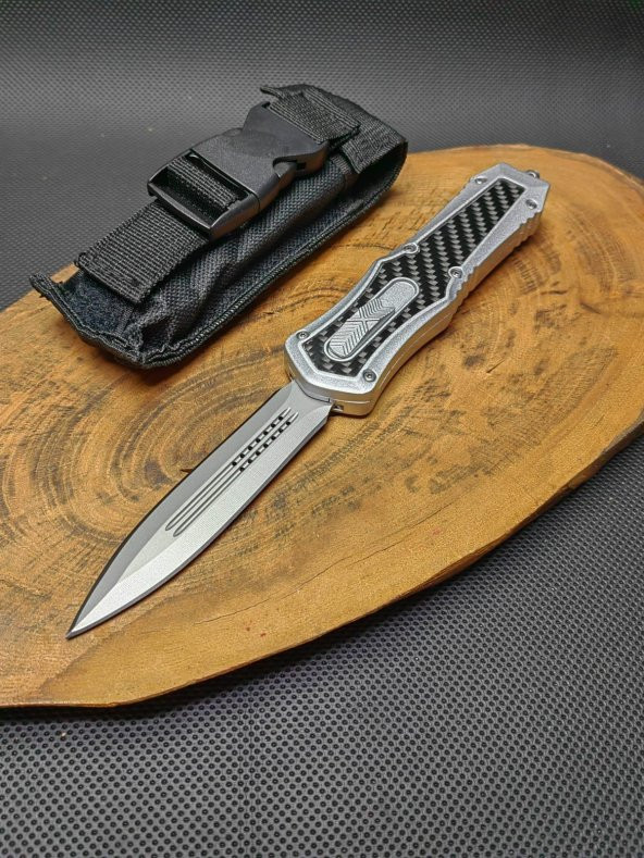 BİLTEK SHOP Burk Knives İçten Çıkmalı Otomatik Komple Titanyum Kasa Çakı