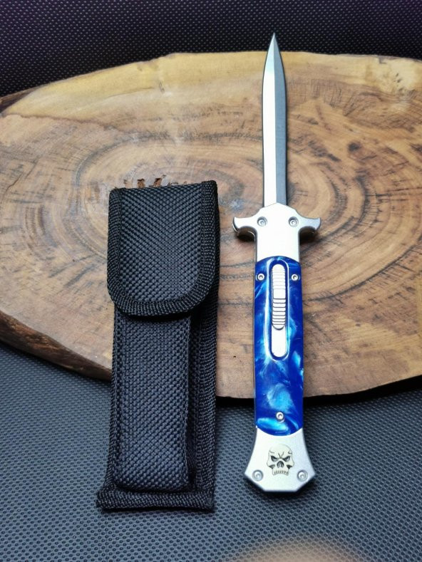 BİLTEK SHOP Burk Knives İçten Çıkmalı Otomatik Komple Çelik Kasa Çakı