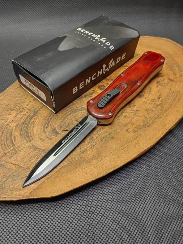BİLTEK SHOP Burk Knives İçten Çıkmalı Otomatik Komple Titanyum Kasa Çakı