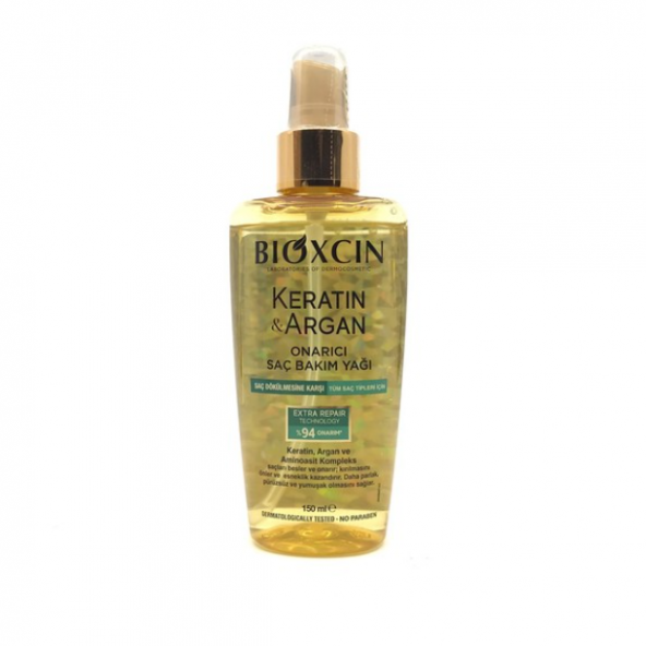 Bioxcin Saç Bakım Yağı Onarıcı Keratin & Argan 150 ml