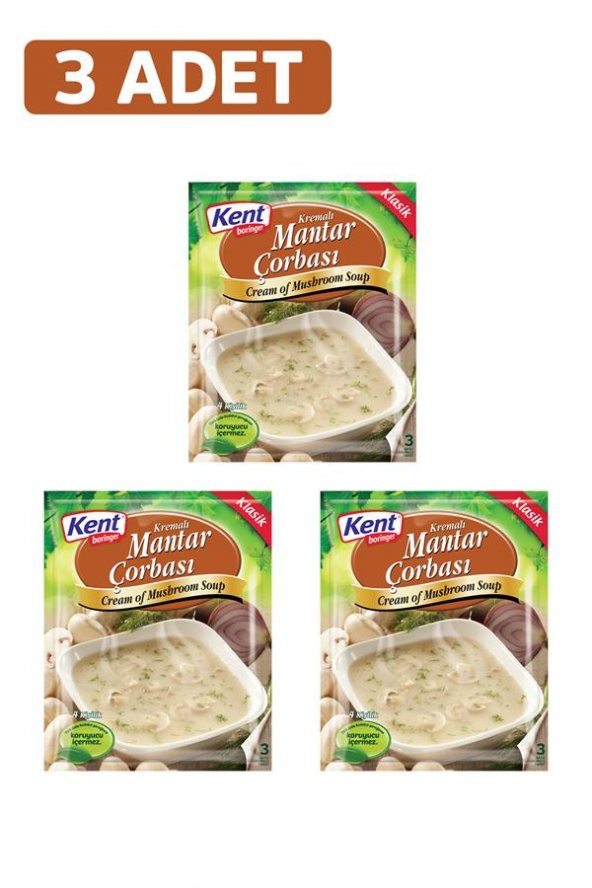Kremalı Mantar Çorbası 62g 3 adet