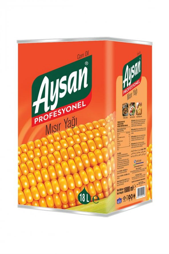 Aysan Mısır Yağı 18 Lt