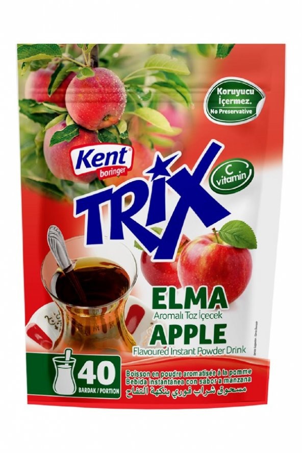 Elma Aromalı Toz İçecek 300g (Sıcak & Soğuk)