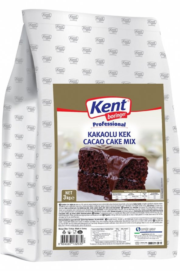 KB Professional Kakaolu Kek 3 Kg