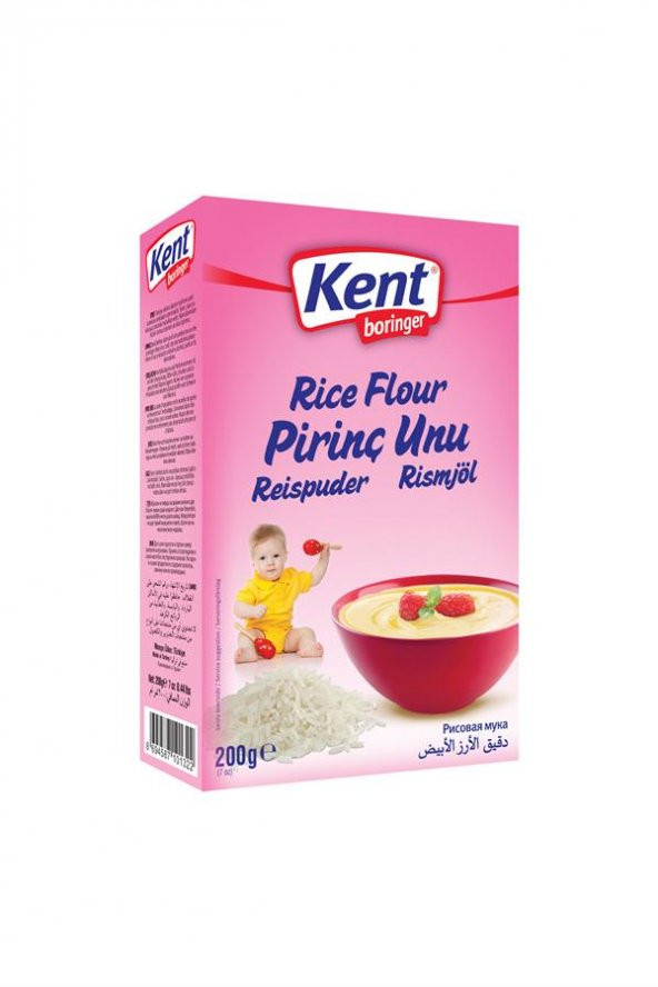 Kent Boringer Pirinç Unu 200 Gr