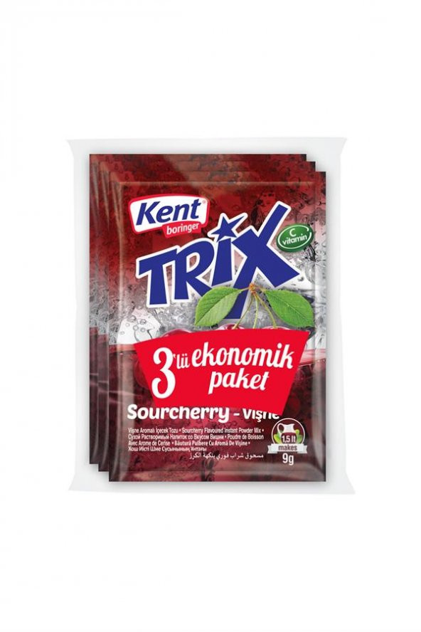 Trix Vişne Aromalı Toz İçecek 9g3adet