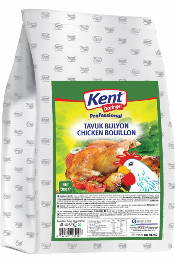 Kent Boringer Professional Tavuk Bulyon 5 Kg - 1
