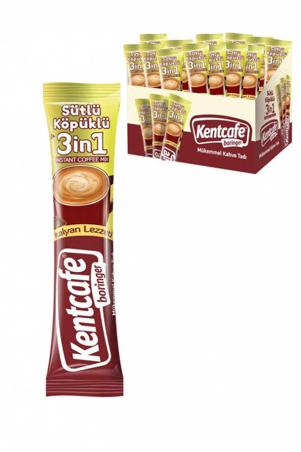 18g Sütlü Köpüklü 3in1 Kahve 48li Paket