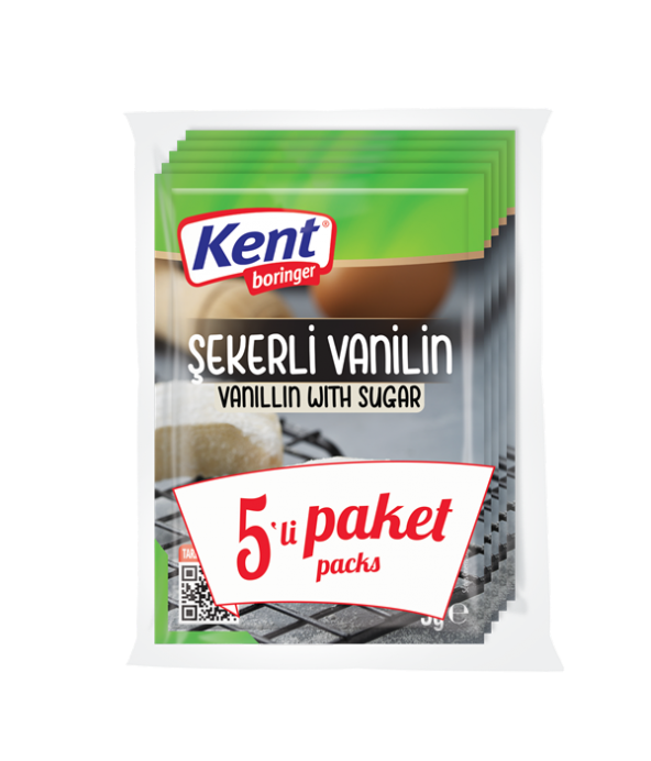 5g 5 adet Şekerli Vanilin