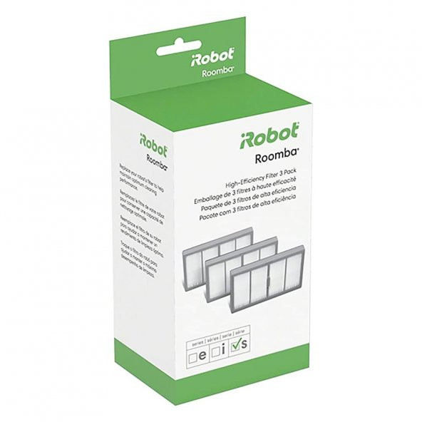 iRobot Roomba S Serisi Filtre Seti 3lü Paket
