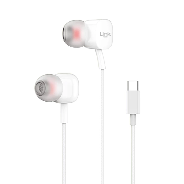 Linktech H16 Type-C Stereo Kulak içi Kablolu Kulaklık - 2