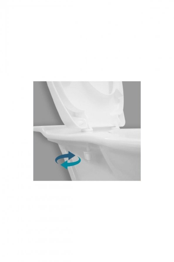Rona Açık Yeşil Tisa ThermoPlast Standart Klozet Kapağı (Alttan Monte) - 2