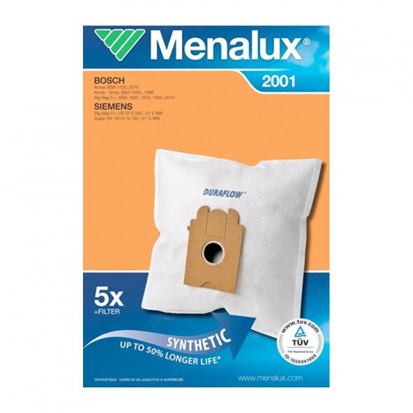 Electrolux Menalux 2001 Toz Torbası