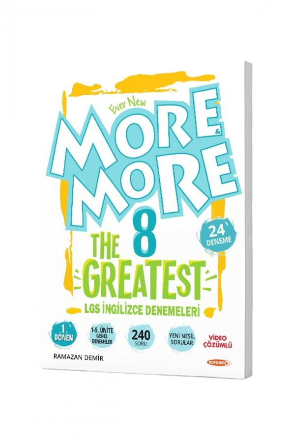 8.sınıf More&more The Greatest 1.dönem Lgs Denemeleri (24 Deneme)