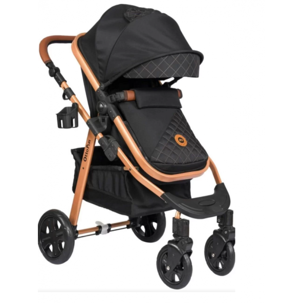 Ottoplus OP470 Travel Sistem Bebek Arabası Gold /Siyah
