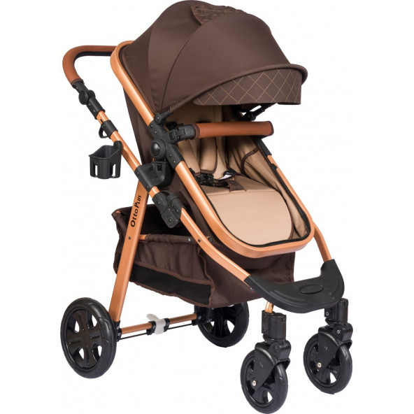 Ottoplus OP470 Travel Sistem Bebek Arabası Kahverengi - 2
